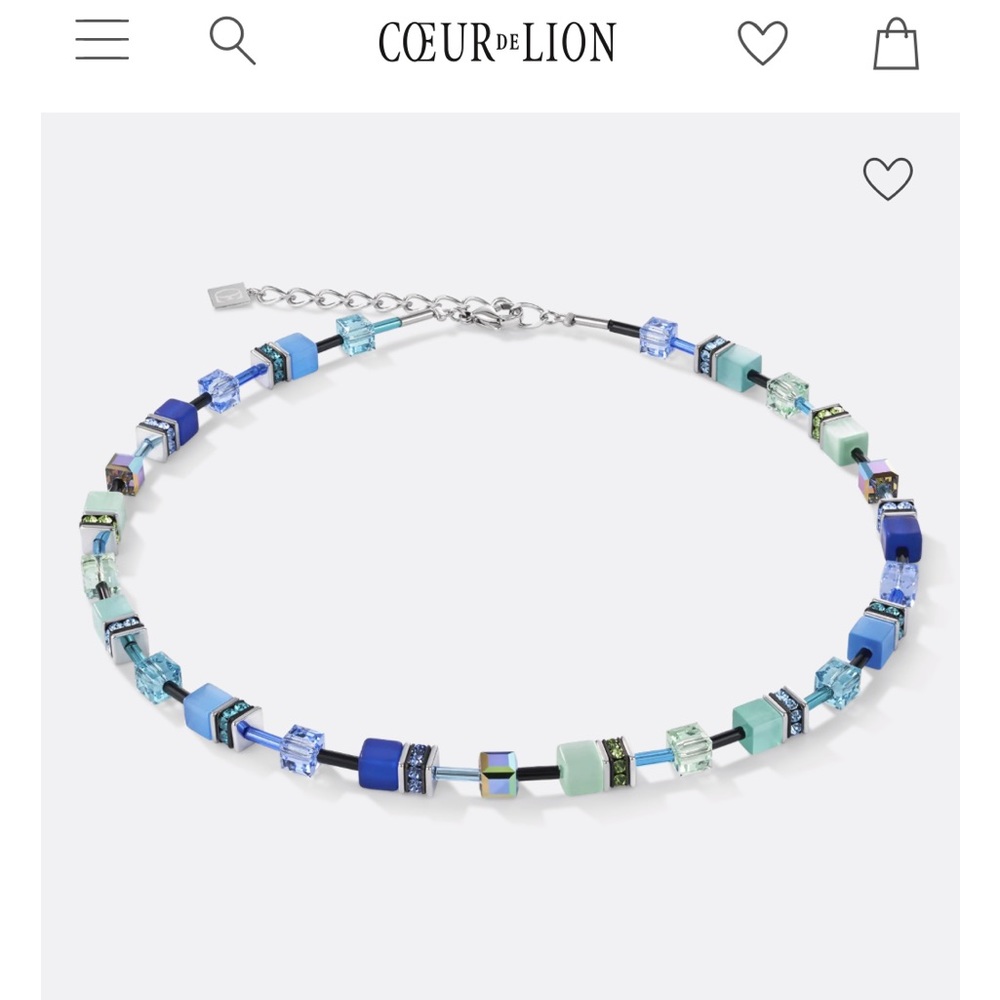 Coeur de Lion necklace and matching earrings
